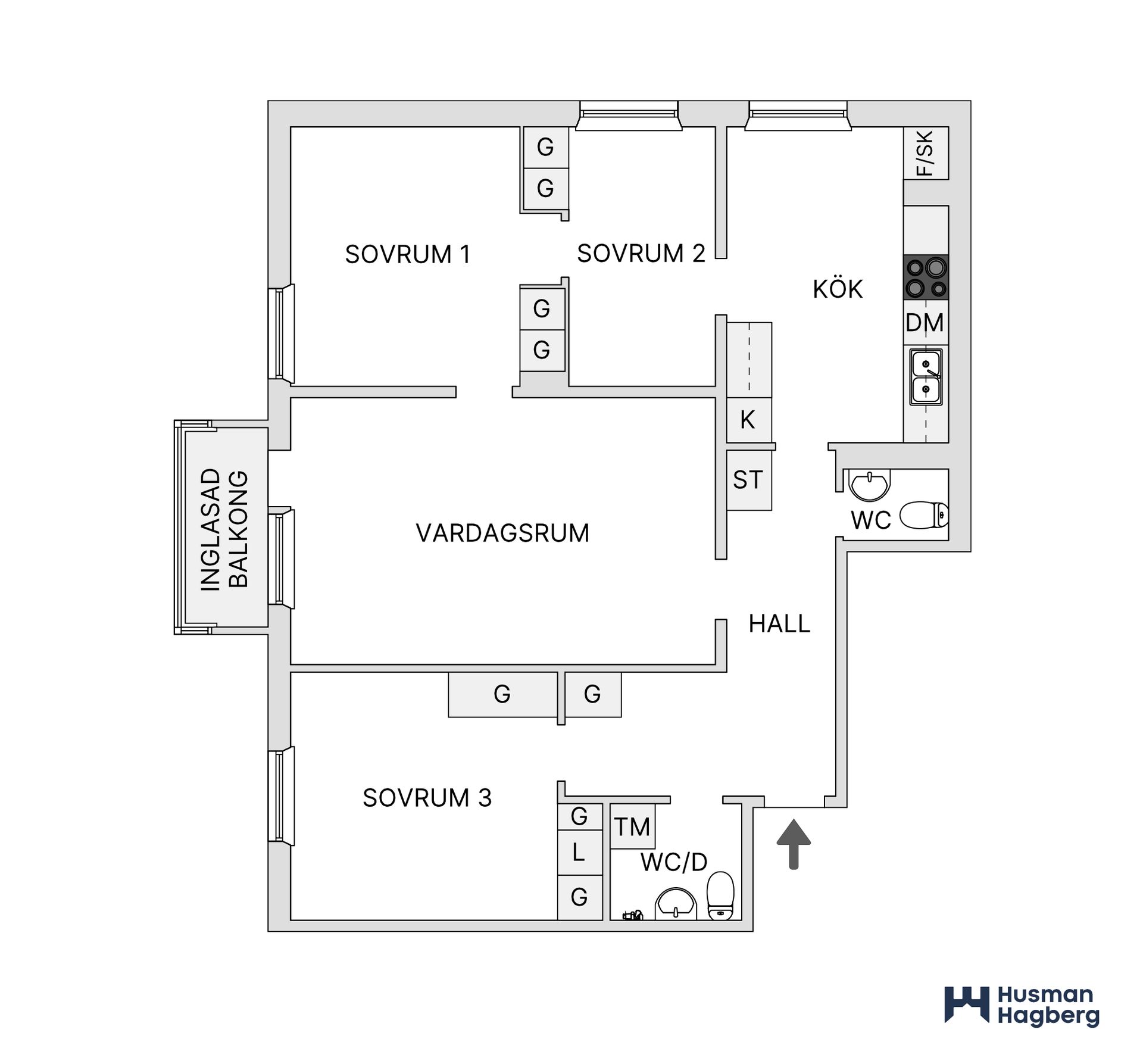 Bostadsrätt, Skidspåret 17, Berghem, Umeå