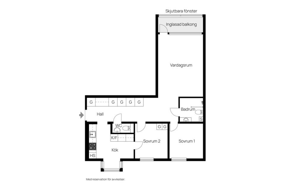 Bostadsrätt, Segergatan 2 D, Landskrona - Segergatan, Landskrona