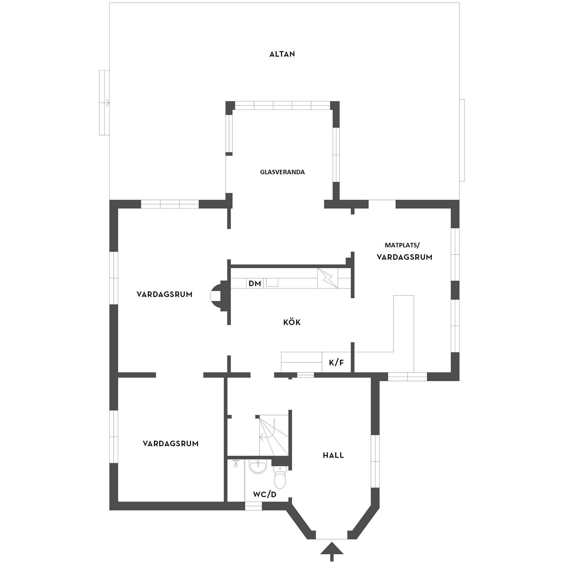 Villa, Hammarsvägen 4, Centrum, Hjo
