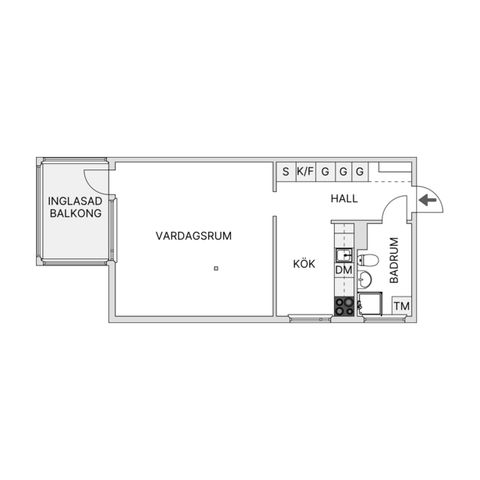 Bostadsrätt, Sjöåkravägen 44A, Sjöåkra - Bankeryd, Jönköping