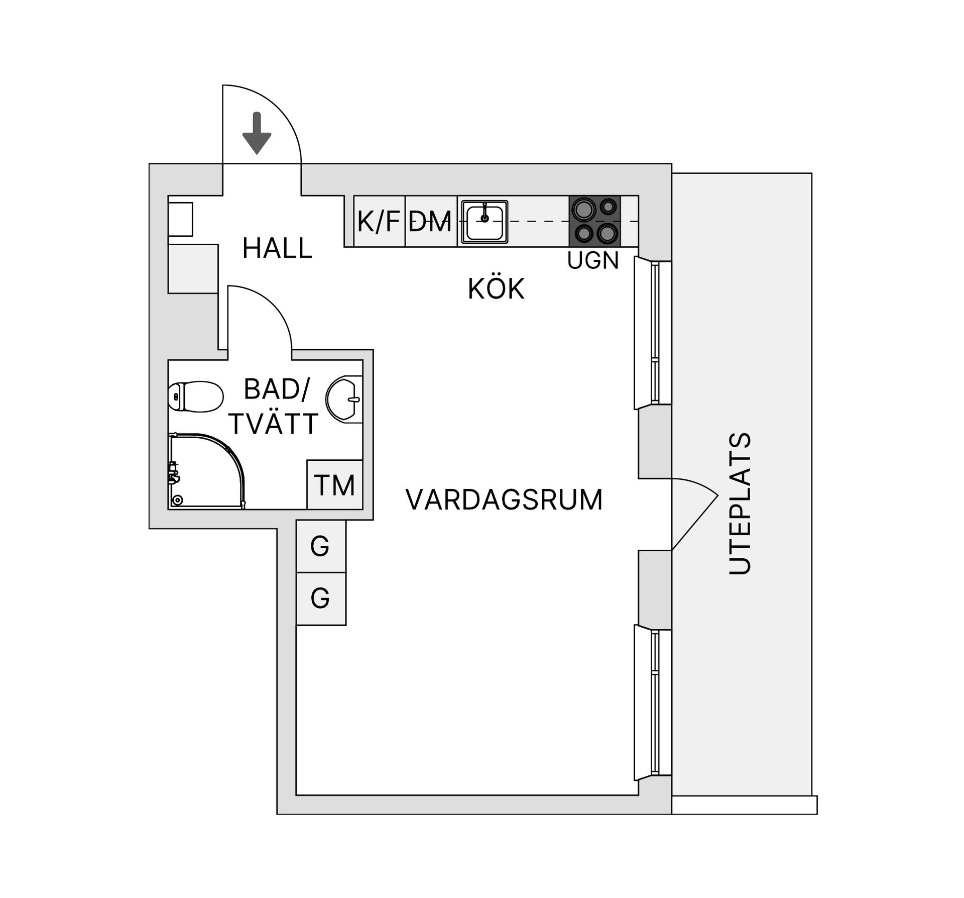 Bostadsrätt, Ekoxvägen 14, Ultuna, Uppsala