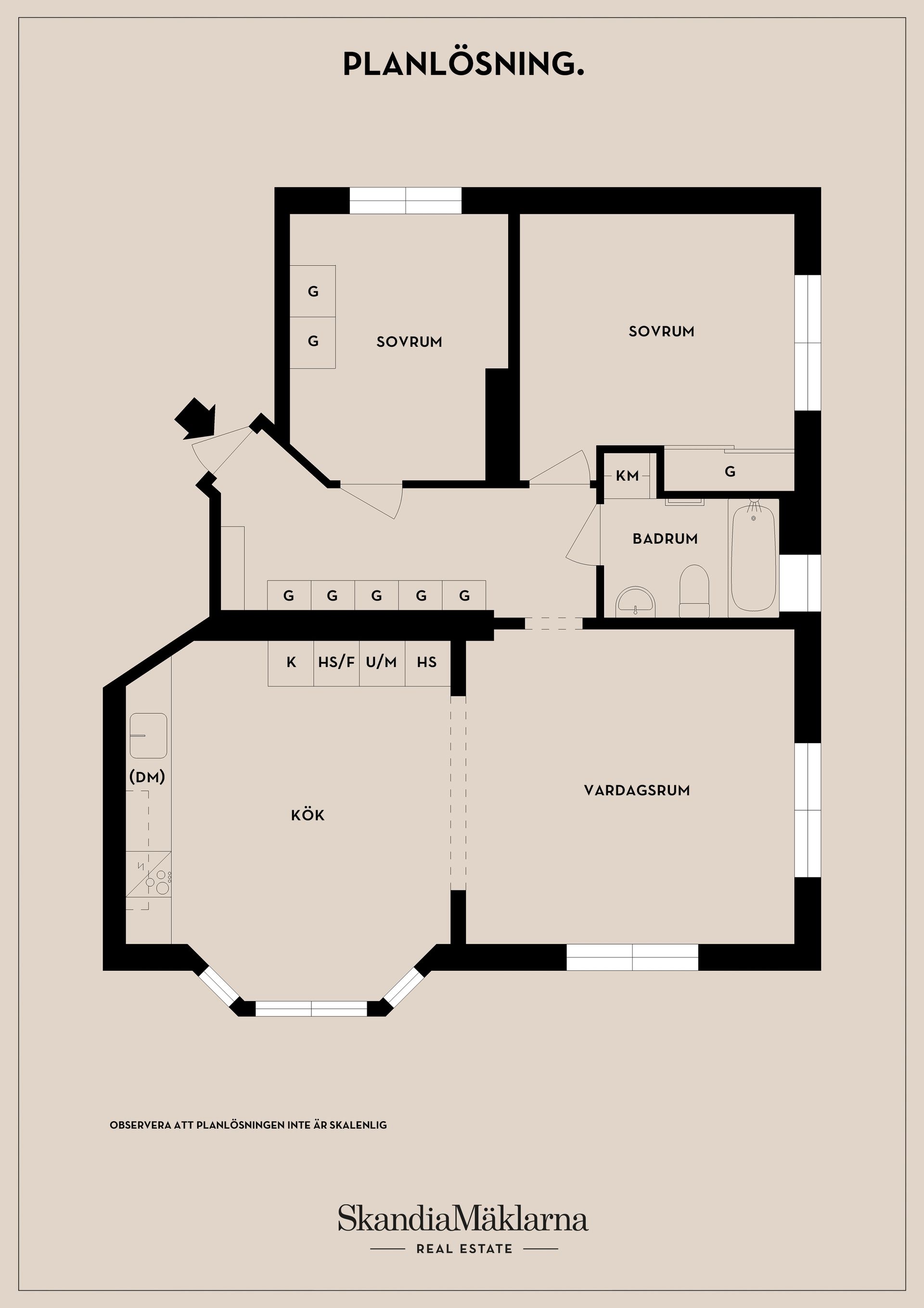 Bostadsrätt, Stockholmsvägen 27, Gamla Enskede, Stockholm