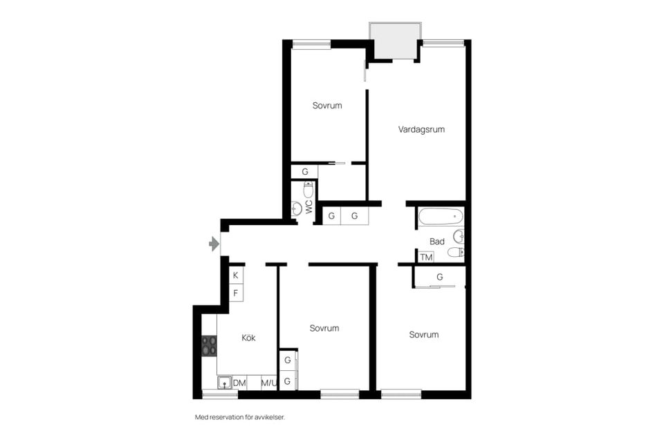 Bostadsrätt, Börjegatan 54C, Luthagen, Uppsala