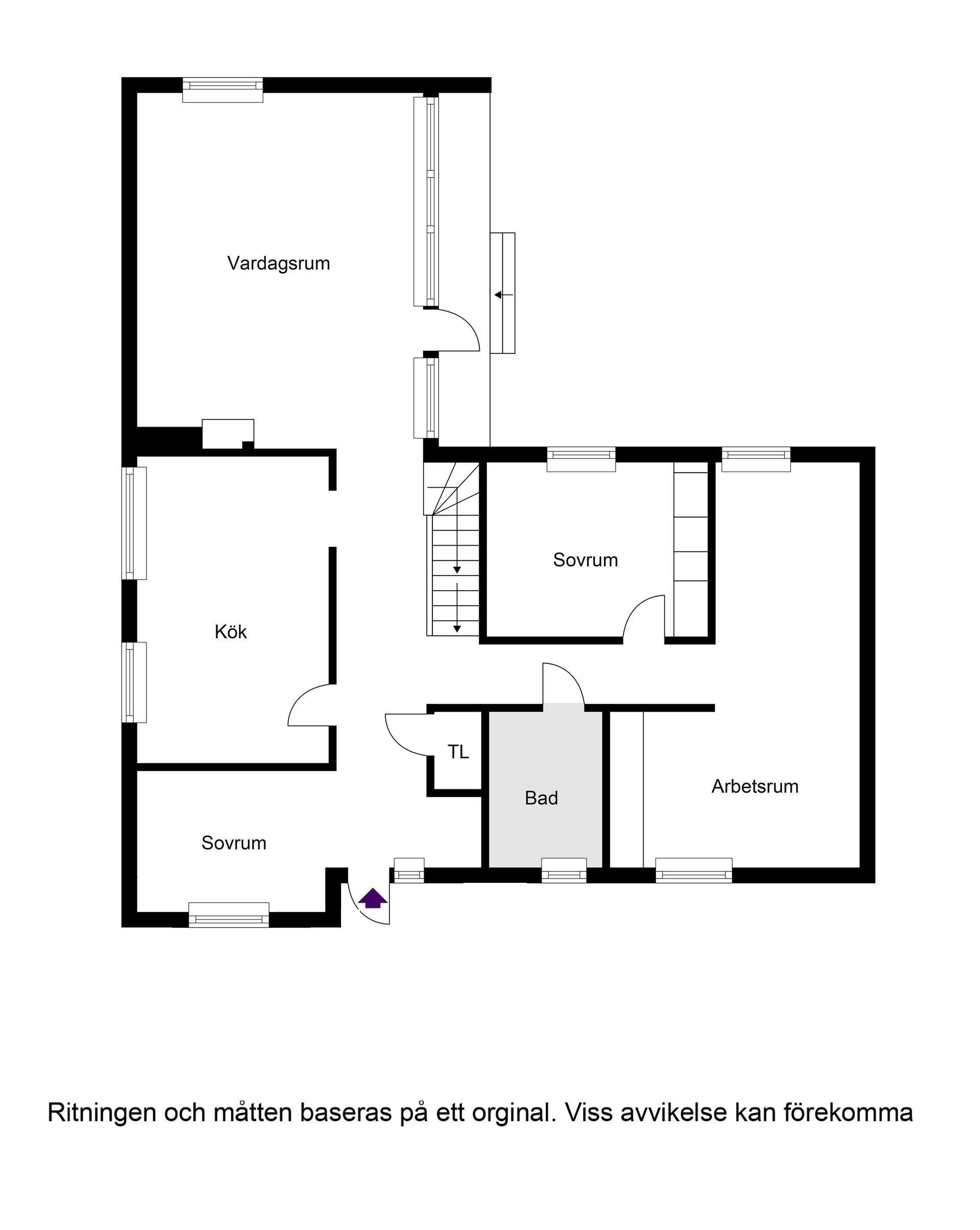 Villa, Bataljonsvägen 8, Västra Bällsta, Vallentuna