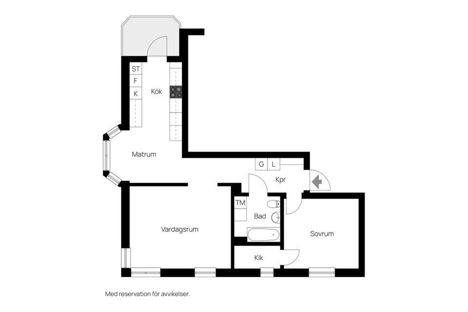 Bostadsrätt, Domaregatan 1a, Lindö, Kalmar