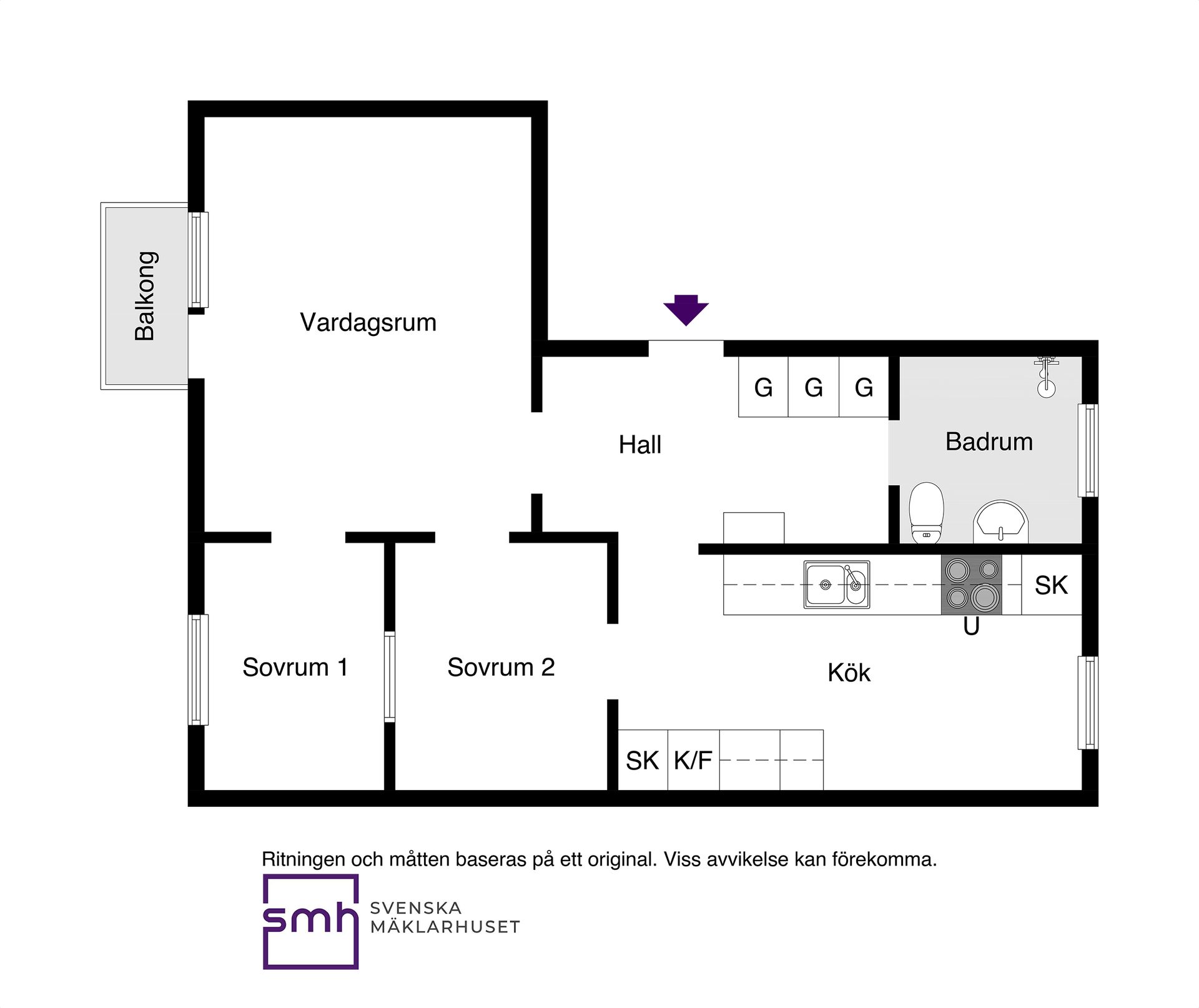 Bostadsrätt, Bäckaskiftsvägen 60, Enskede - Stureby, Stockholm