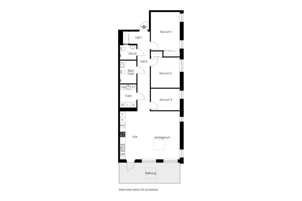 Bostadsrätt, Viragatan 9, Industristaden/Kungsängen, Uppsala