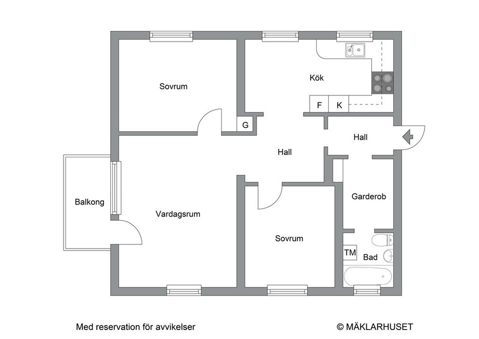Bostadsrätt, Mårdstigen 3, Bergshamra, Solna