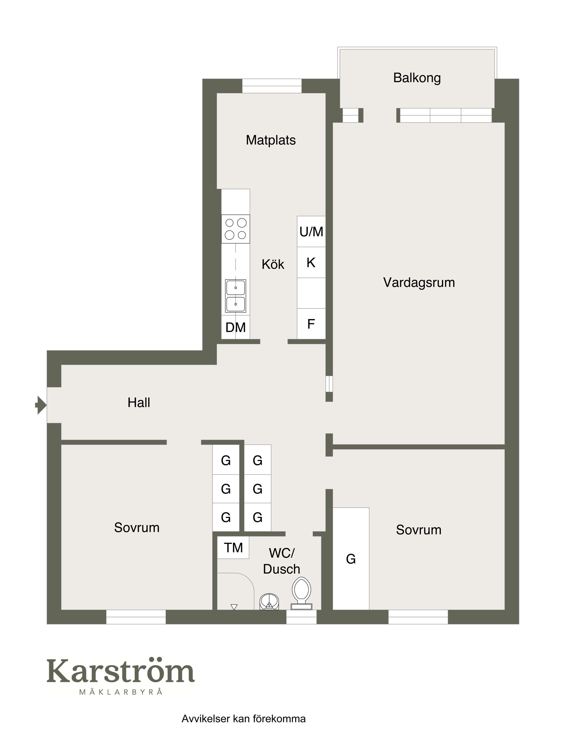 Bostadsrätt, Albäcksgatan 33B, Södermalm, Sundsvall