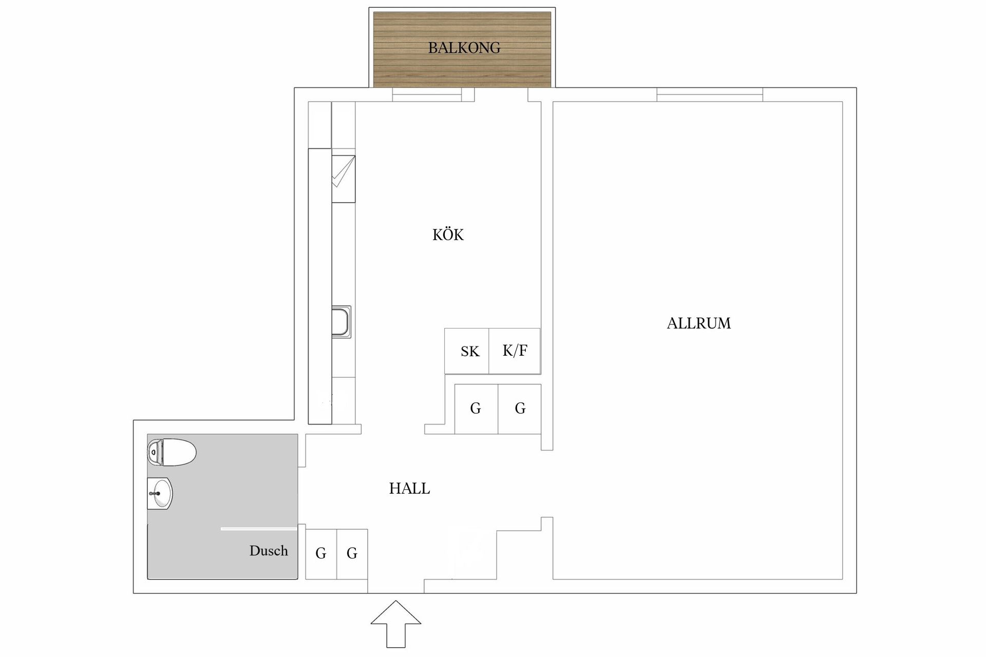 Bostadsrätt, Backgatan 23D, Simrishamn