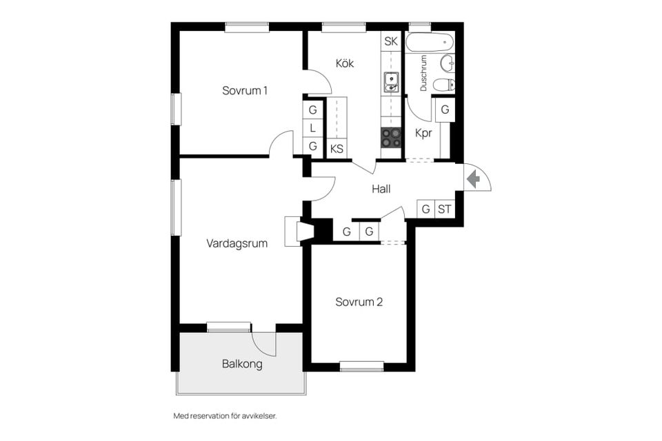 Bostadsrätt, Tallundsgatan 4, Visby  - Hällarna, Gotland