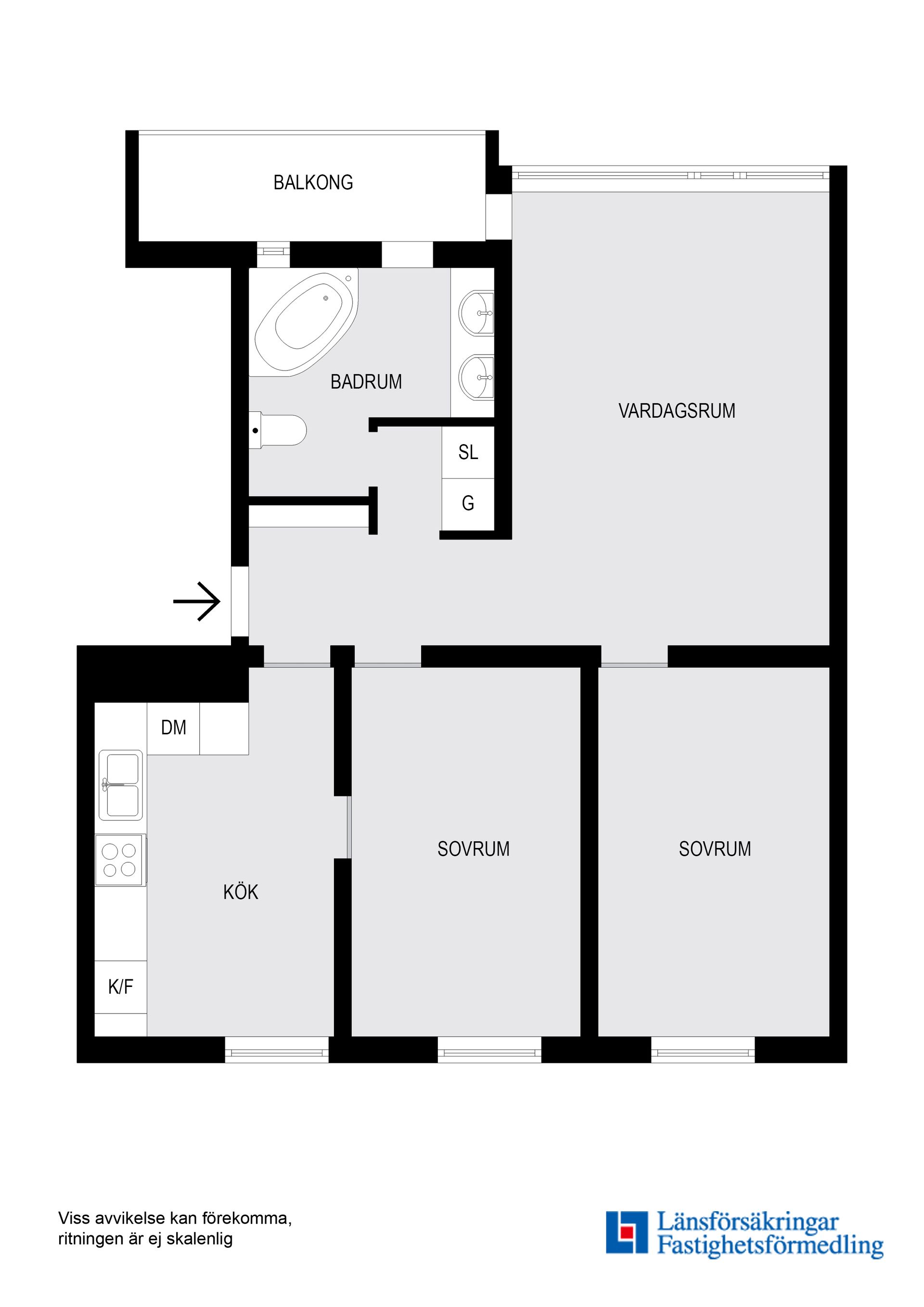 Bostadsrätt, Vedevågslingan 6, Hagsätra, Stockholm