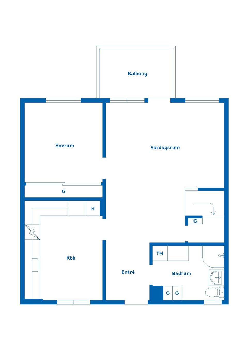 Bostadsrätt, Dalagatan 15B, Centrum, Rättvik