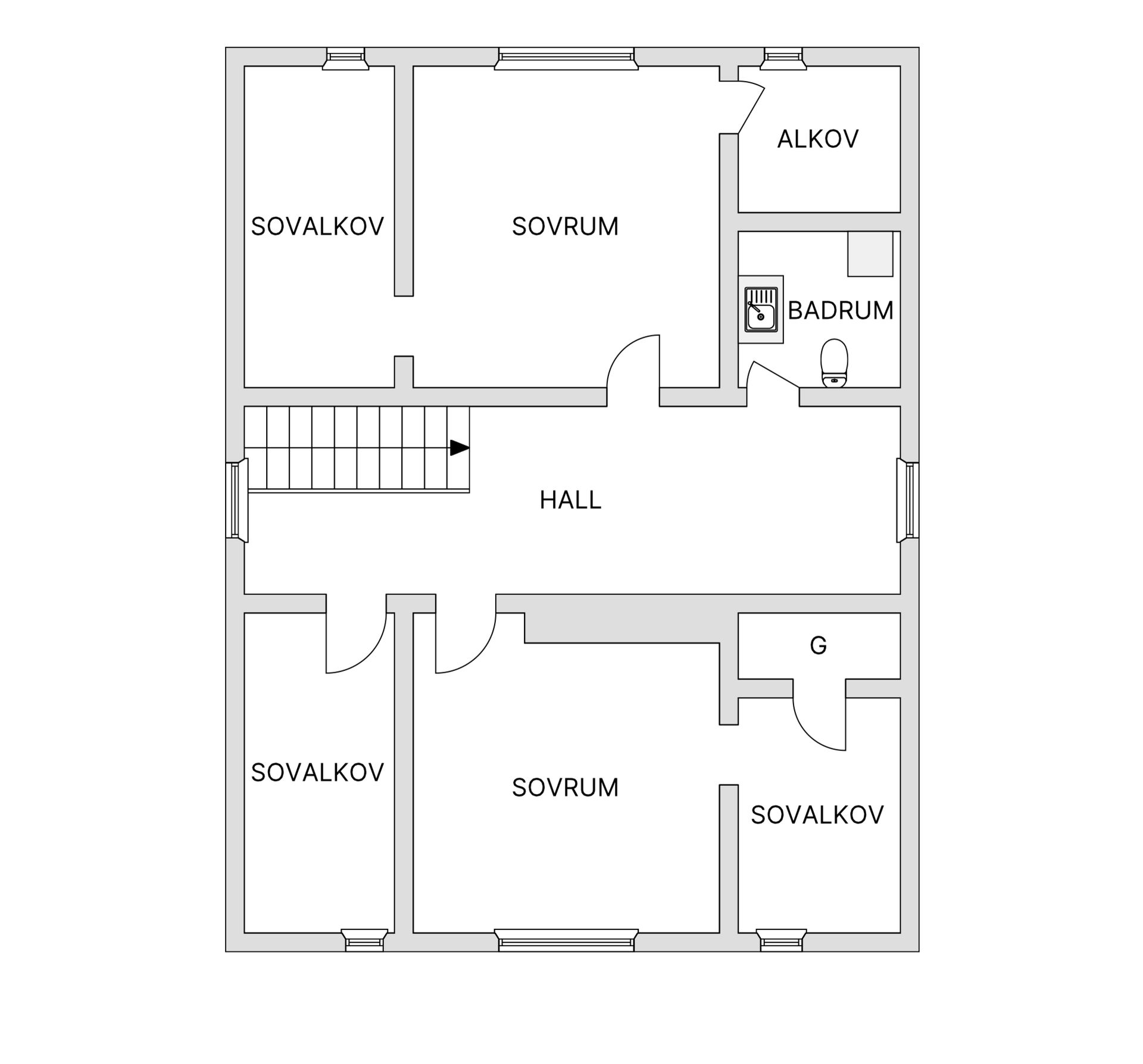 Villa, Blå vägen 52, Storuman
