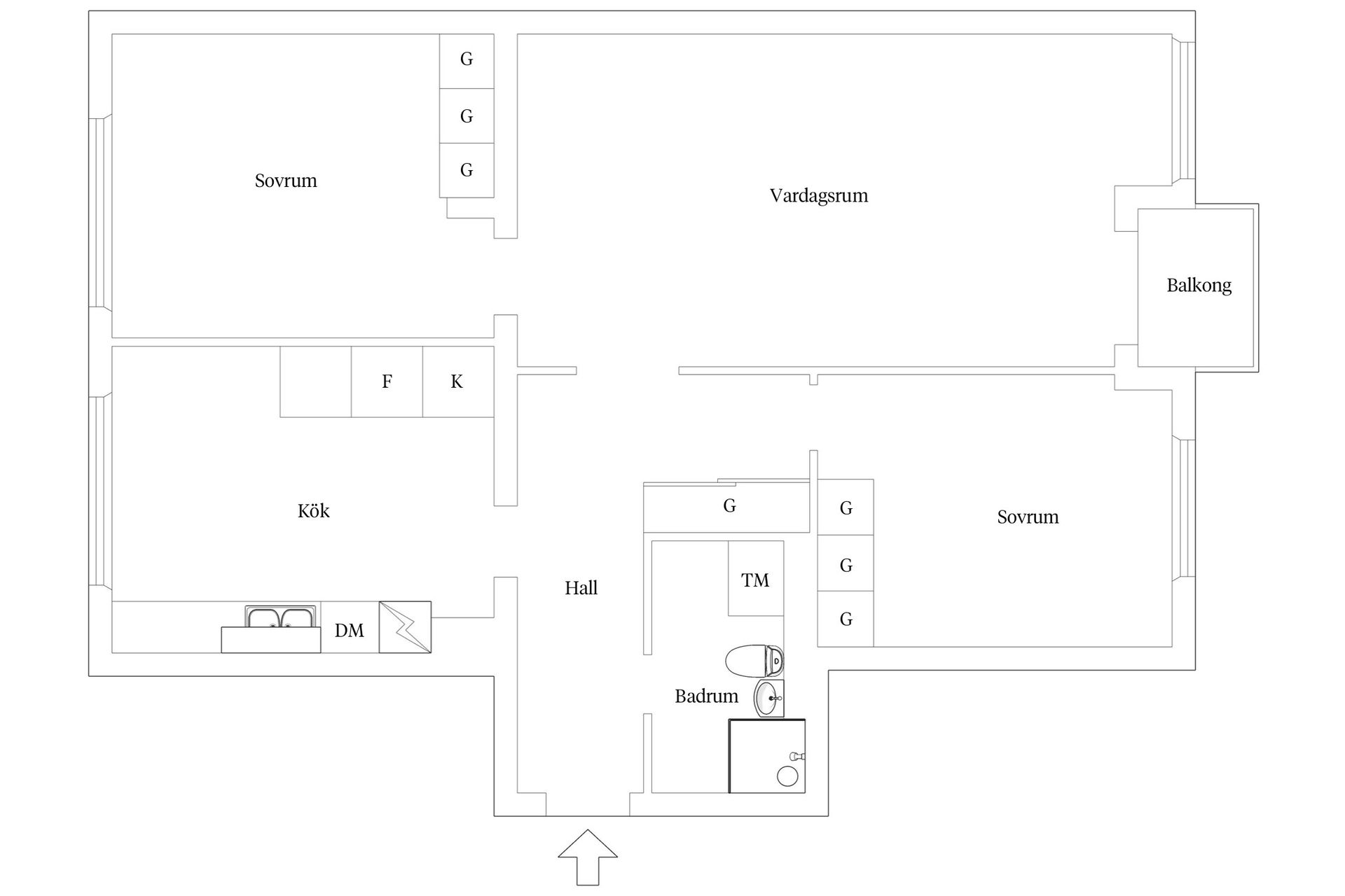 Bostadsrätt, Köpenhamnsvägen 43B, Slottsstaden, Malmö