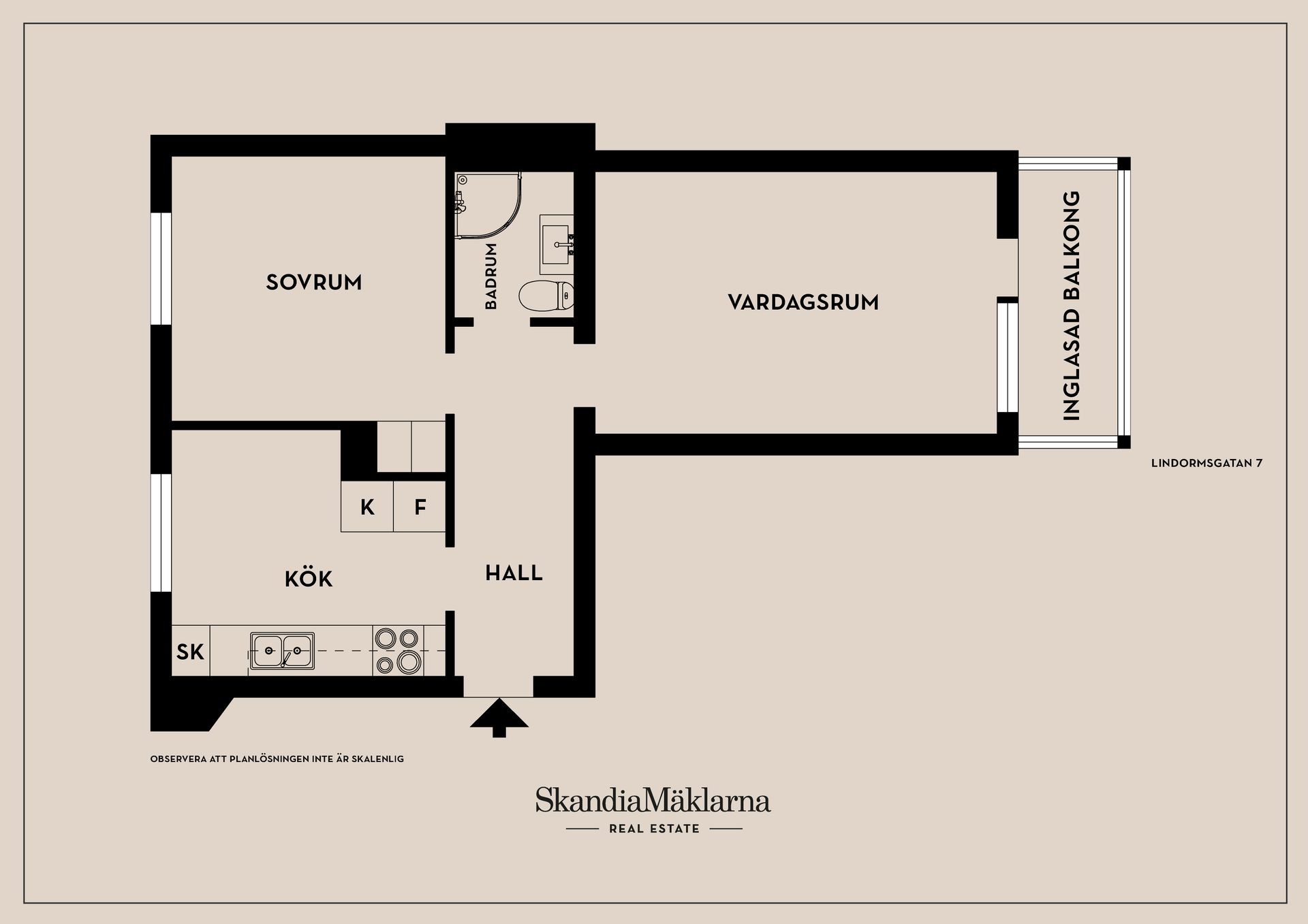 Bostadsrätt, Lindormsgatan 7, Borås