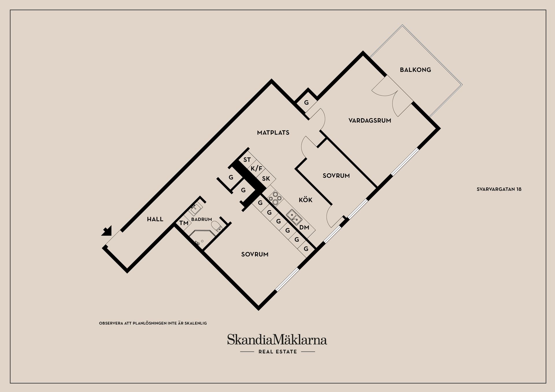 Bostadsrätt, Svarvargatan 18, 6tr, Kungsholmen, Stockholm