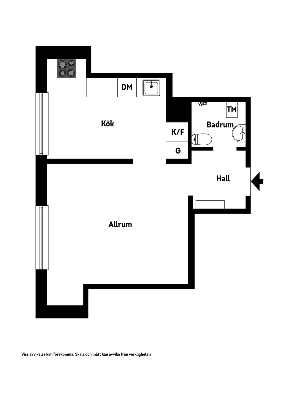 Bostadsrätt, Kungsklippan 12, Kungsholmen, Stockholm