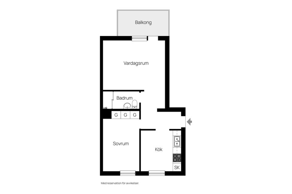 Bostadsrätt, Guldbrandsgatan 15, Trandared, Borås