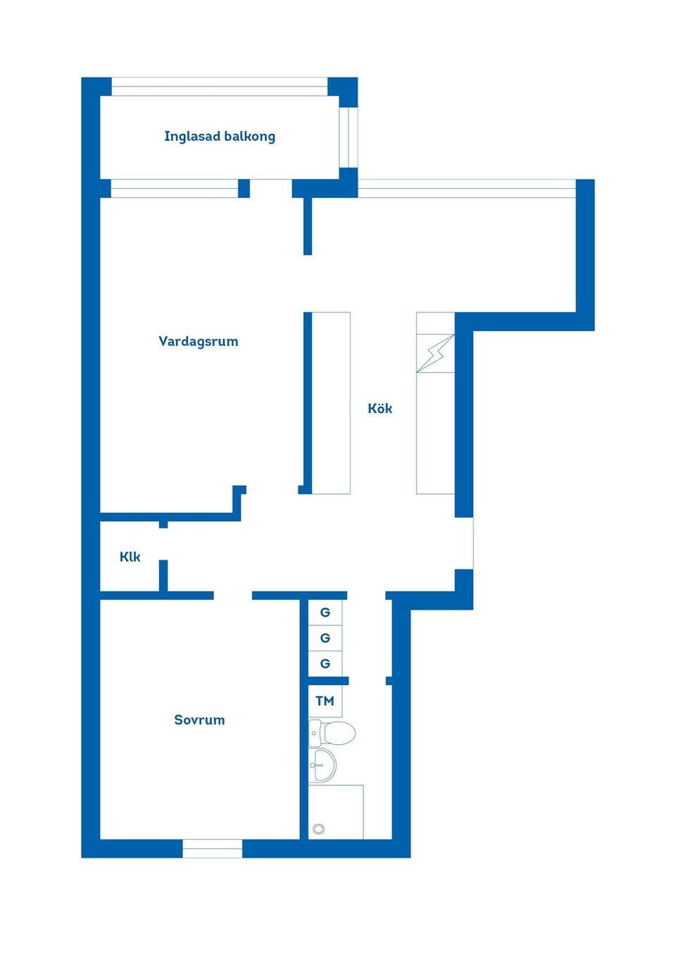 Bostadsrätt, Södra Skogsvägen 11A, Handskeryd, Nässjö