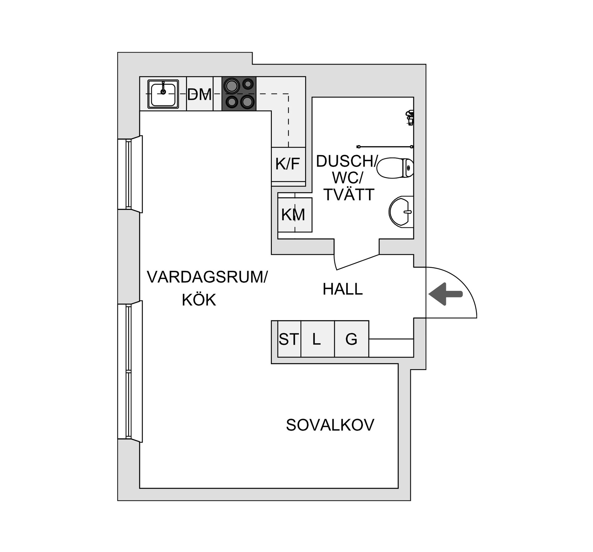 Bostadsrätt, Tändkulevägen 19, vån 4/4, Nacka strand, Nacka