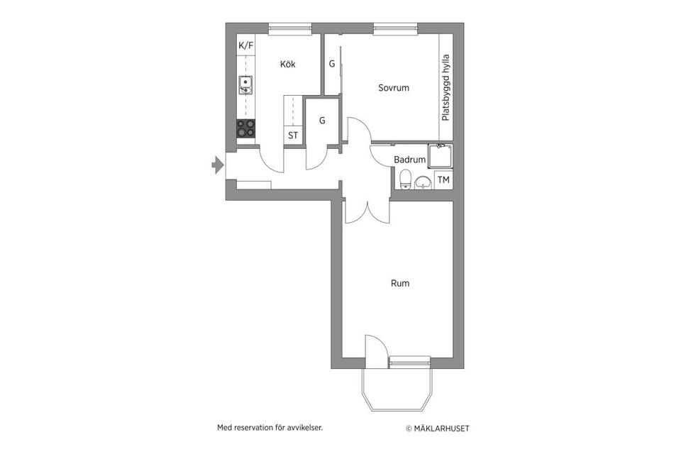 Bostadsrätt, Sibyllegatan 7 B, Luthagen / Stabby, Uppsala