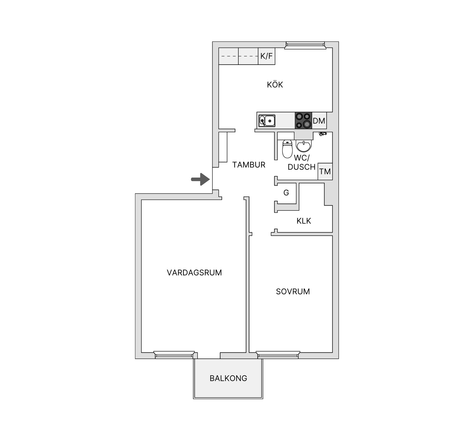 Bostadsrätt, Falkenbergsgatan 13B, Fredriksdal / Johanneberg, Göteborg