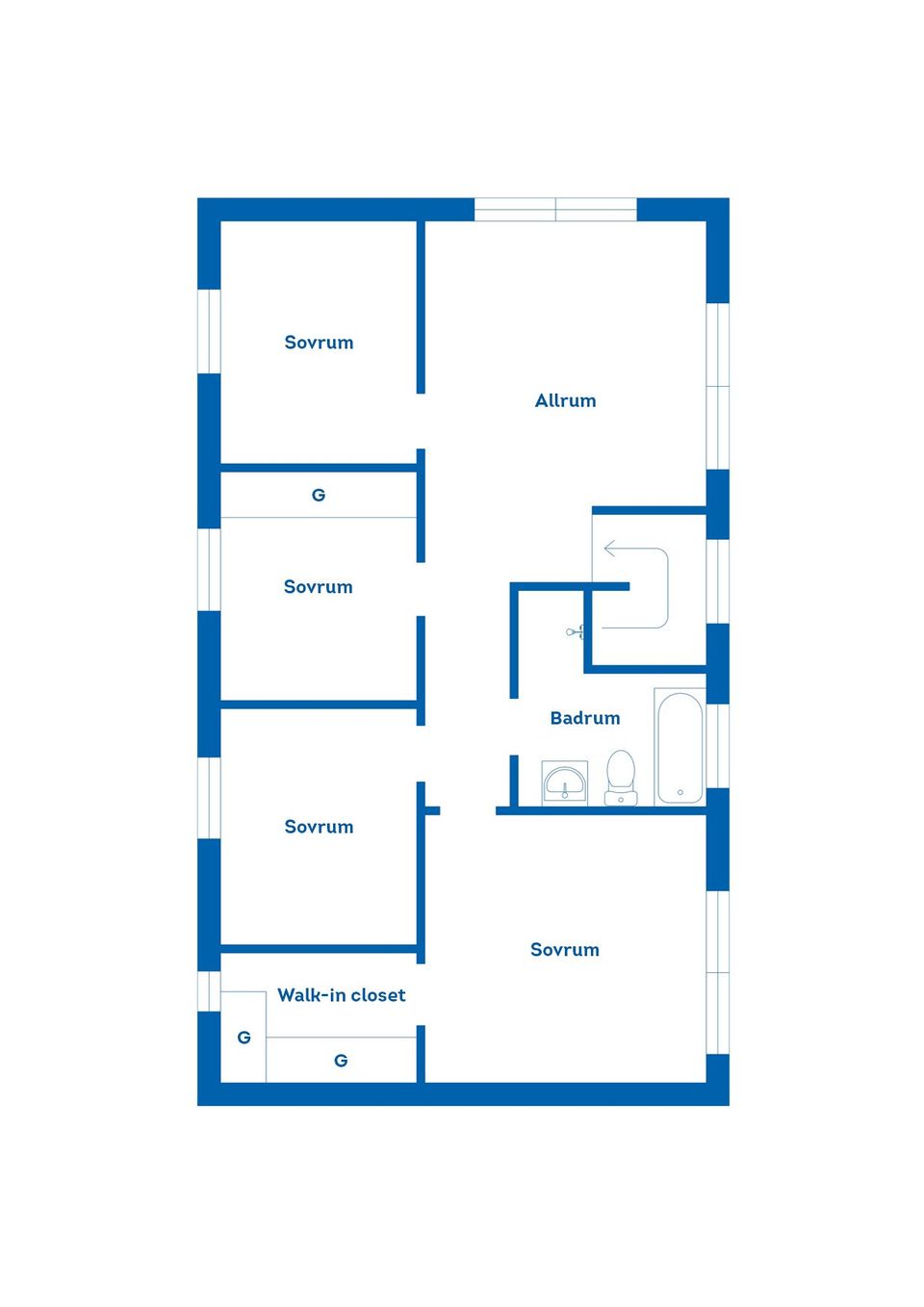 Villa, Gamla Mårdängsvägen 5B, Hille, Gävle