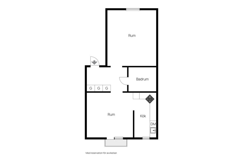 Bostadsrätt, Sveavägen 26a, Centralt Kumla, Kumla