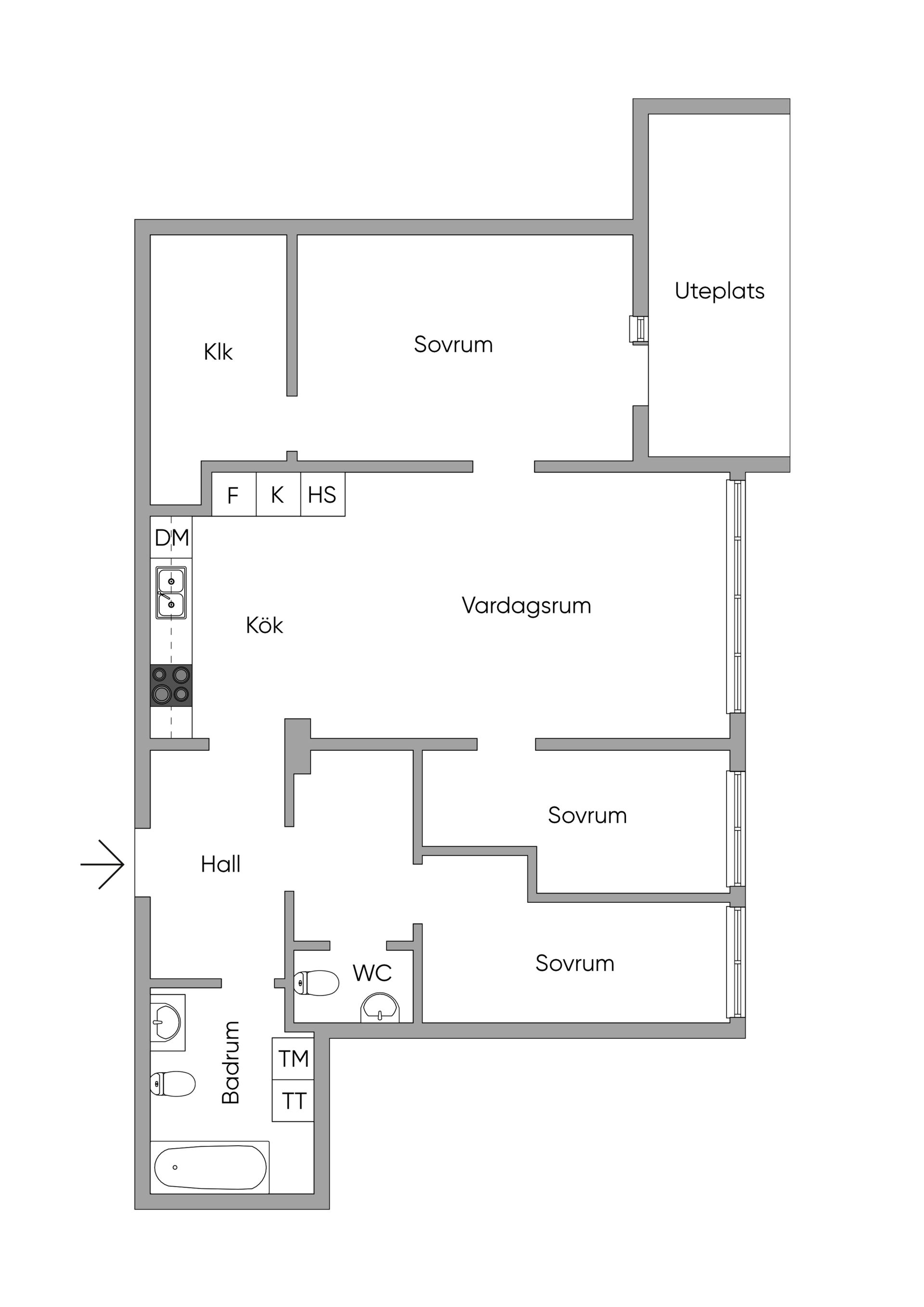 Bostadsrätt, Älvsåkersgränd 37, Stockholm