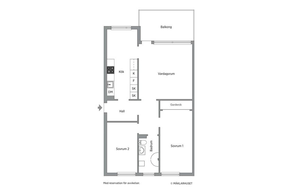 Bostadsrätt, Lundenvägen 9C, Lunden, Skövde