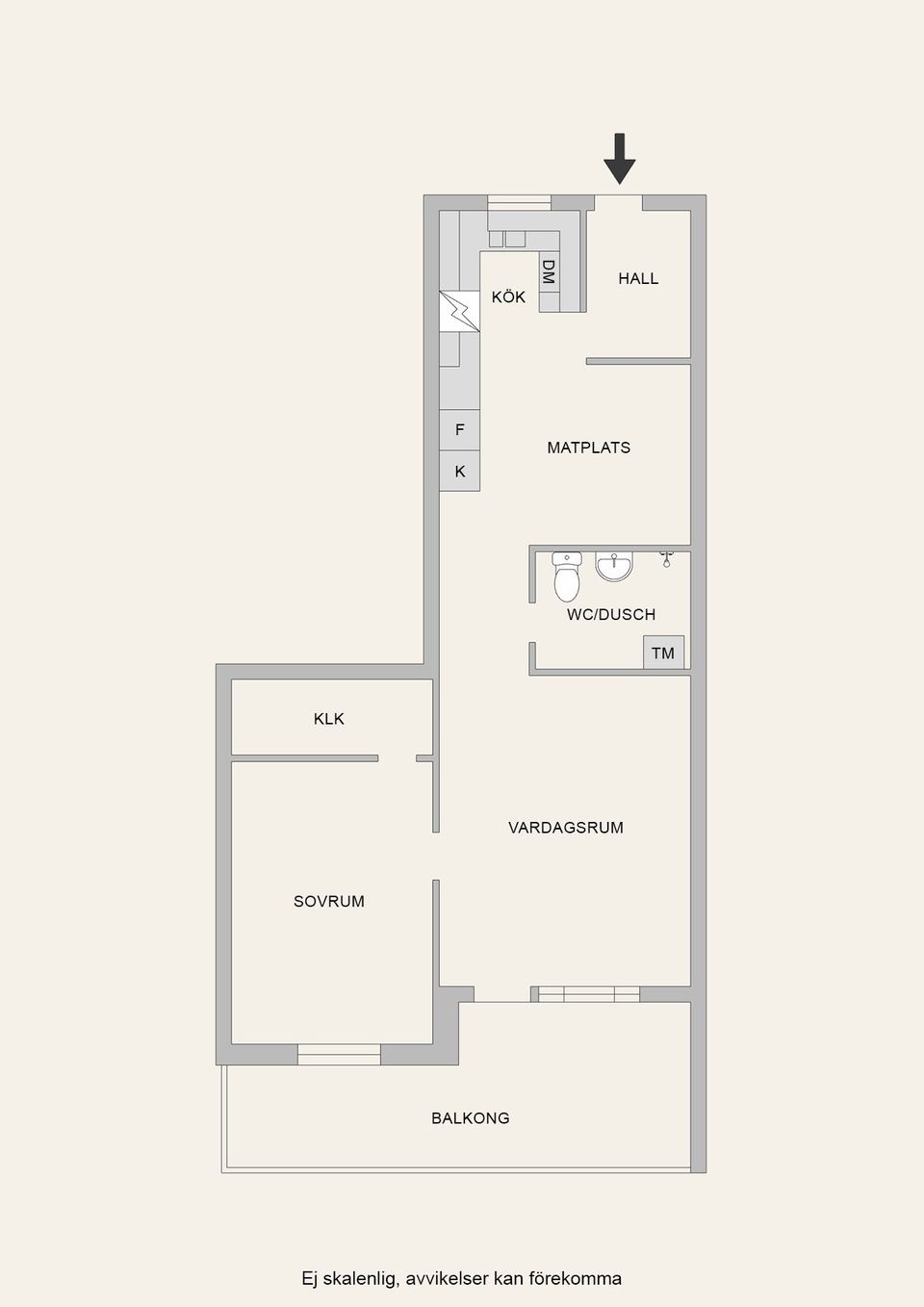 Bostadsrätt, Månbergsvägen 2, Centralt, Nynäshamn