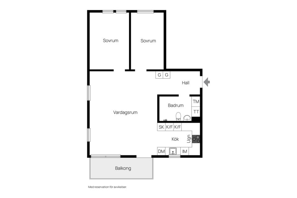 Bostadsrätt, Grönlingens Väg 4, Ursvik, Sundbyberg