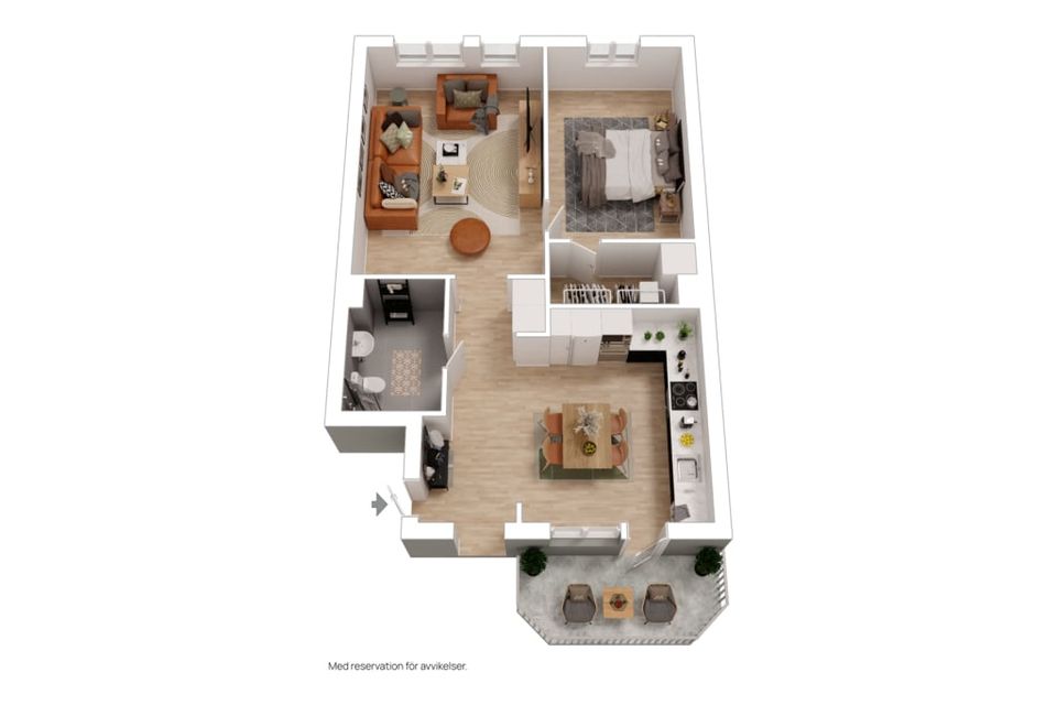Bostadsrätt, Skattegårdsvägen 1D, Bollebygd
