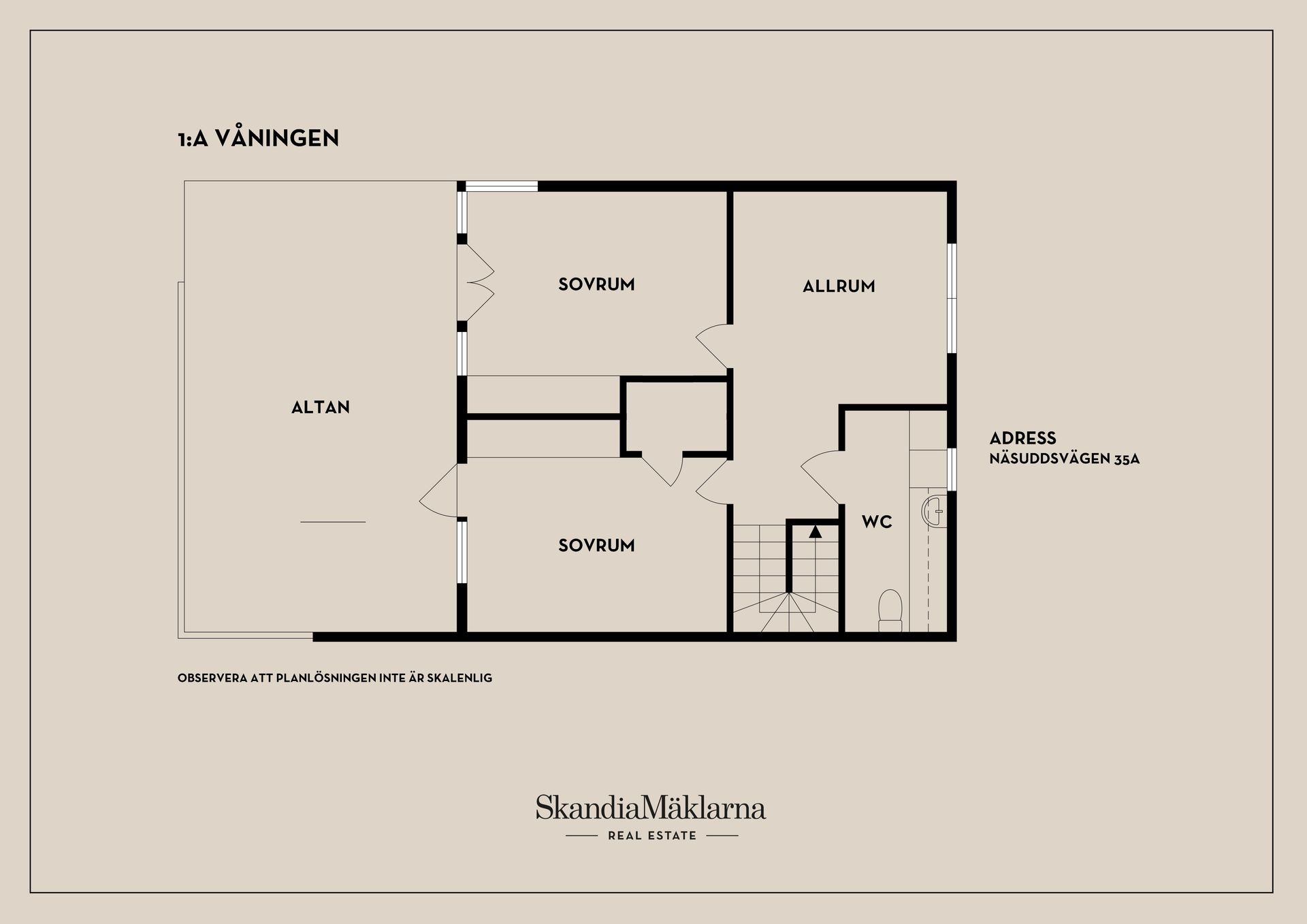 Radhus, Näsuddsvägen 35A, Danvik, Oxelösund