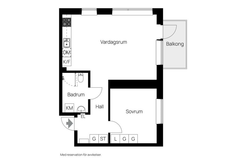Bostadsrätt, Kvarntorgsgatan 2C, Kvarntorget, Uppsala