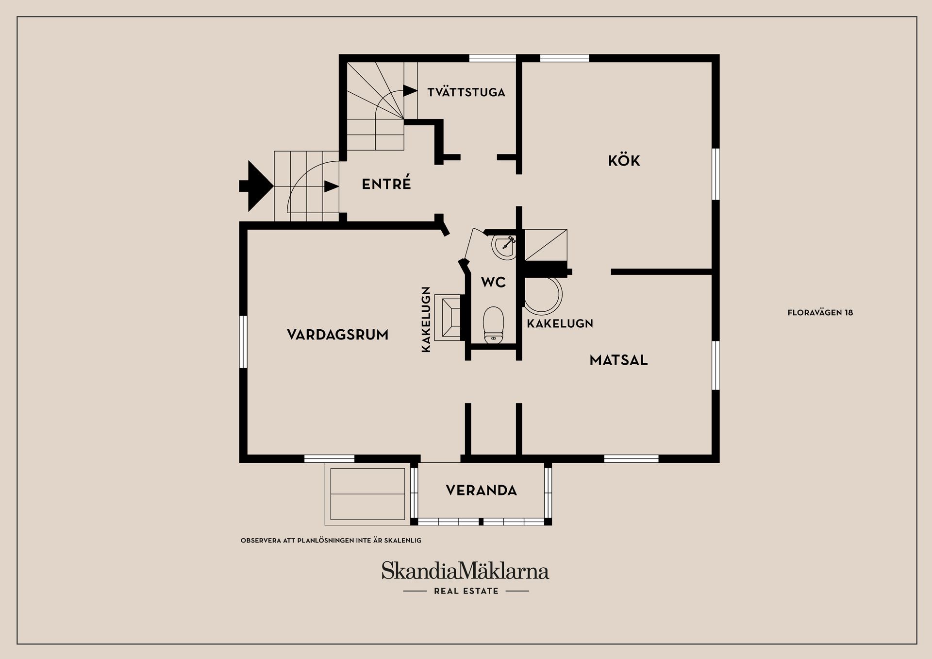 Villa, Floravägen 18, Blombacka, Södertälje