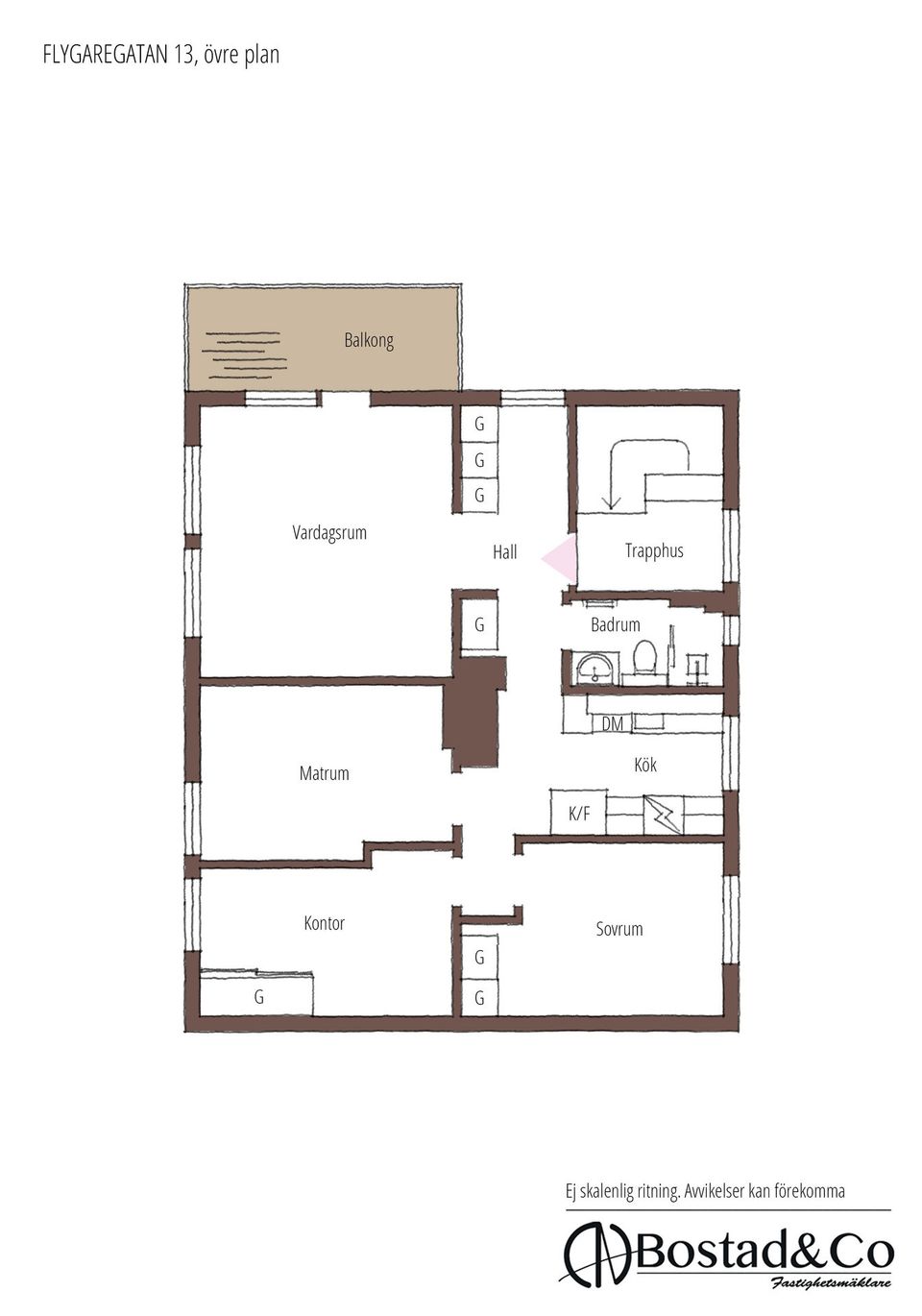 Villa, Flygaregatan 13, Centrum, Halmstad