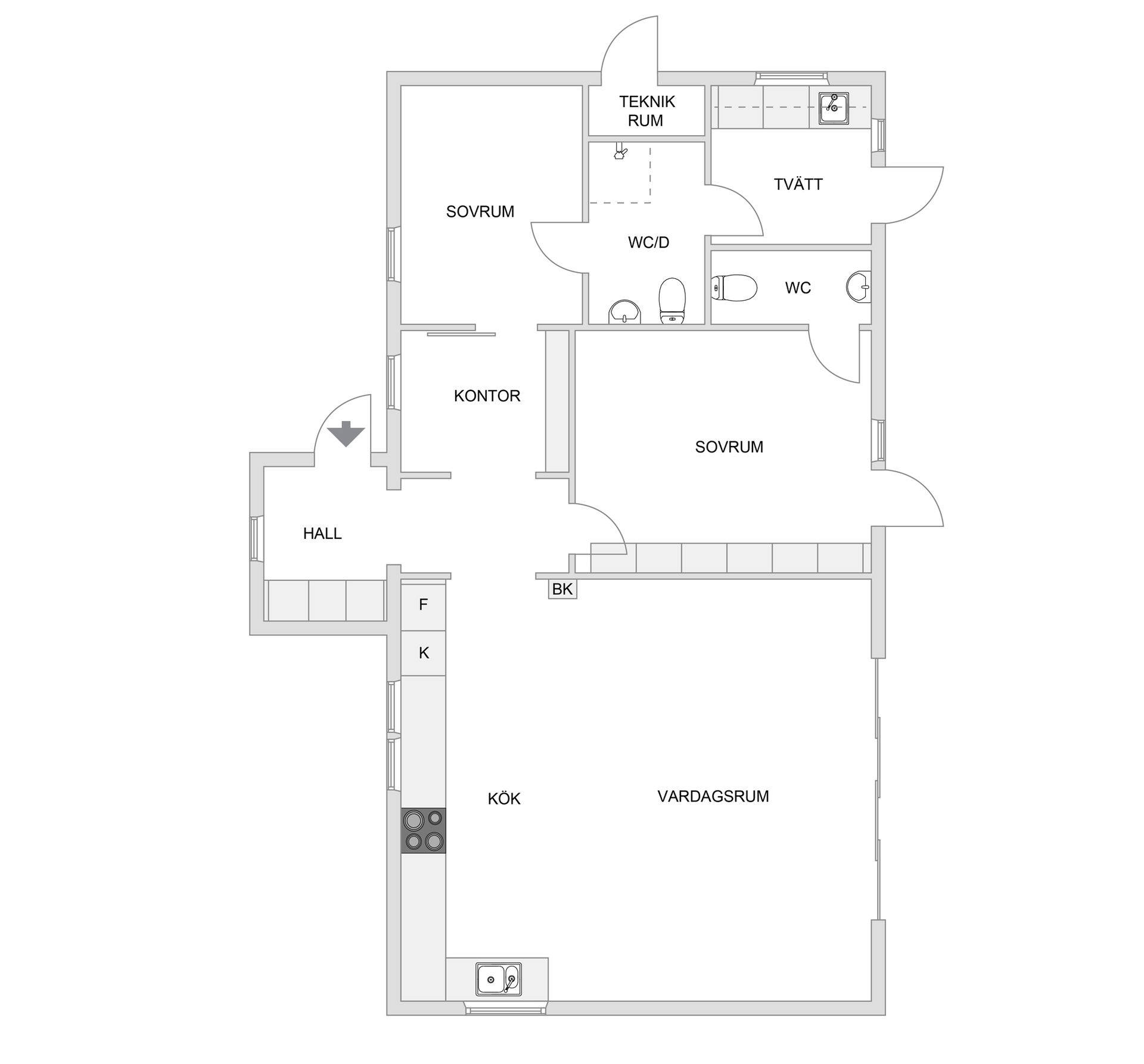 Villa, Mellanvägen 5, Stubberud, Kil