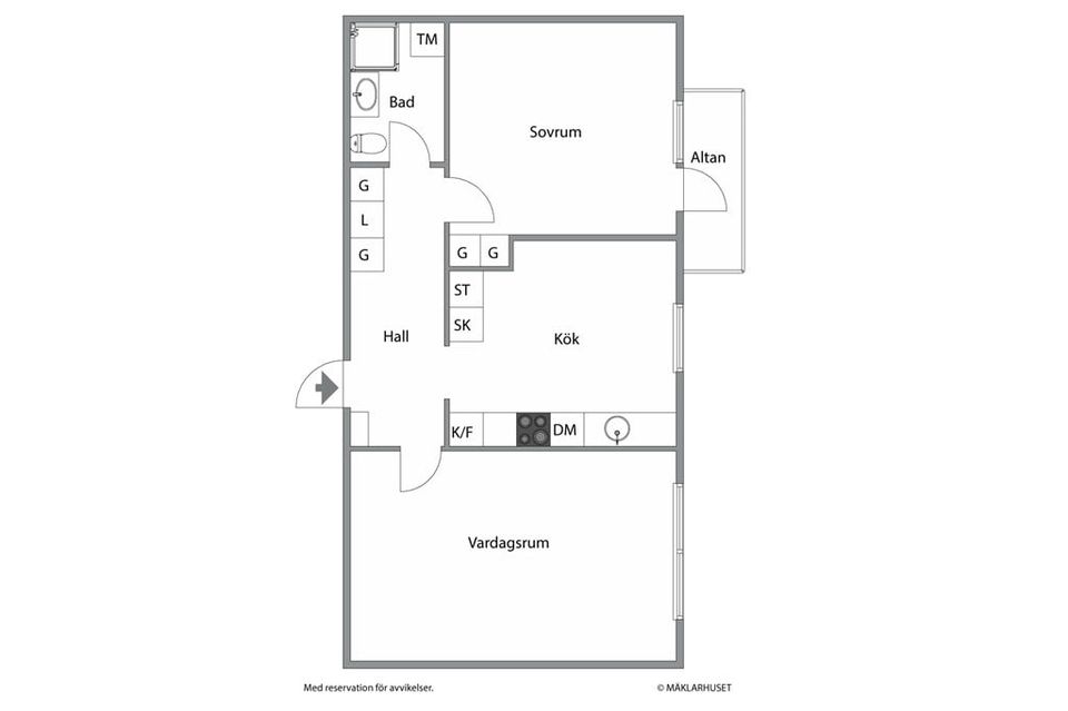 Bostadsrätt, Västra Ringvägen 116, Kullen, Härnösand