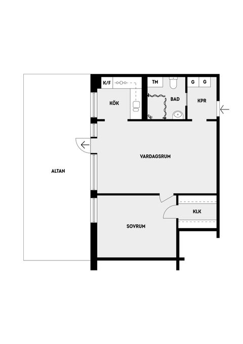Bostadsrätt, Rosengårdsvägen 33, Dragonvreten/Rosengården, Vallentuna