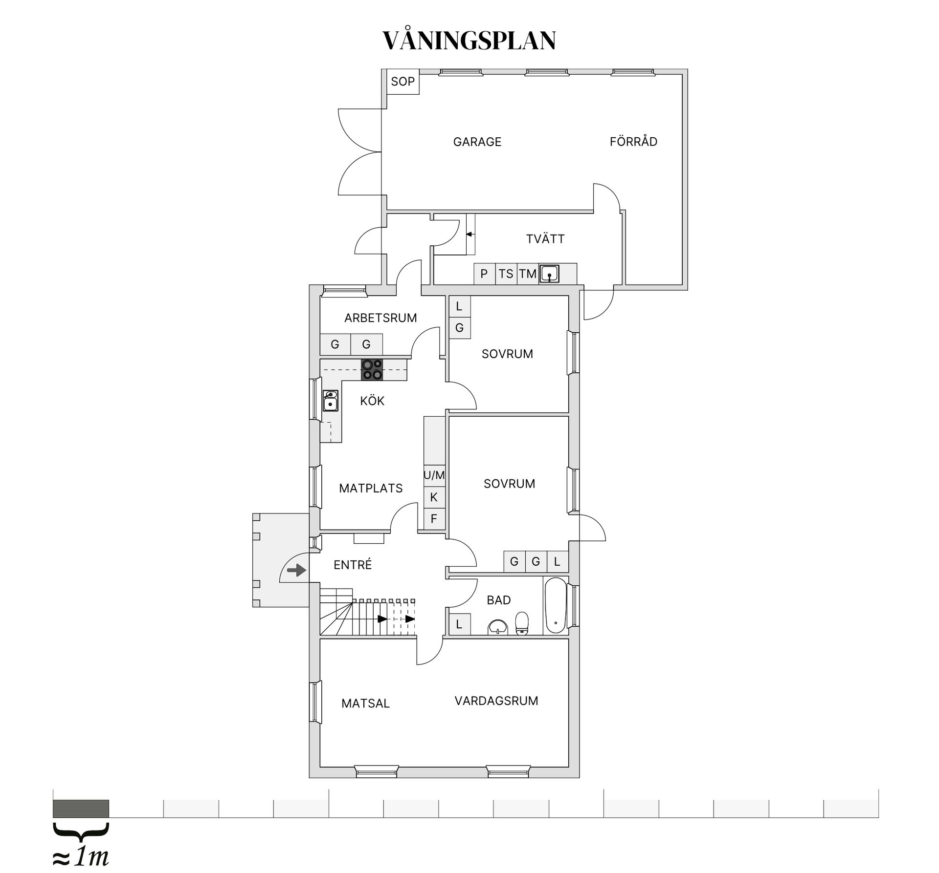 Villa, Mosippevägen 1, Sätila, Mark