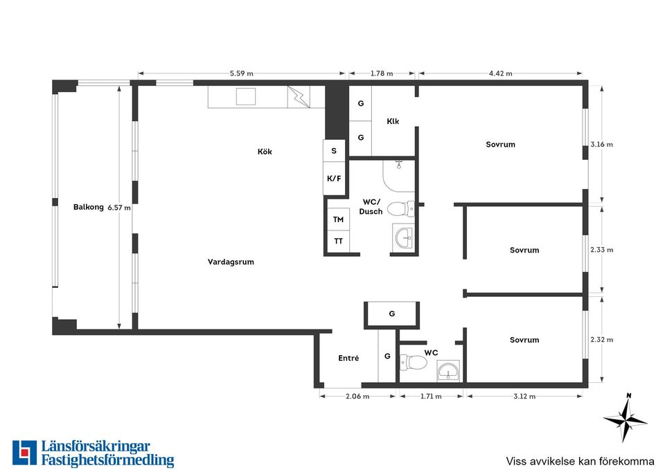 Bostadsrätt, Långströmsgatan 5B, Centrala Hisingen, Göteborg