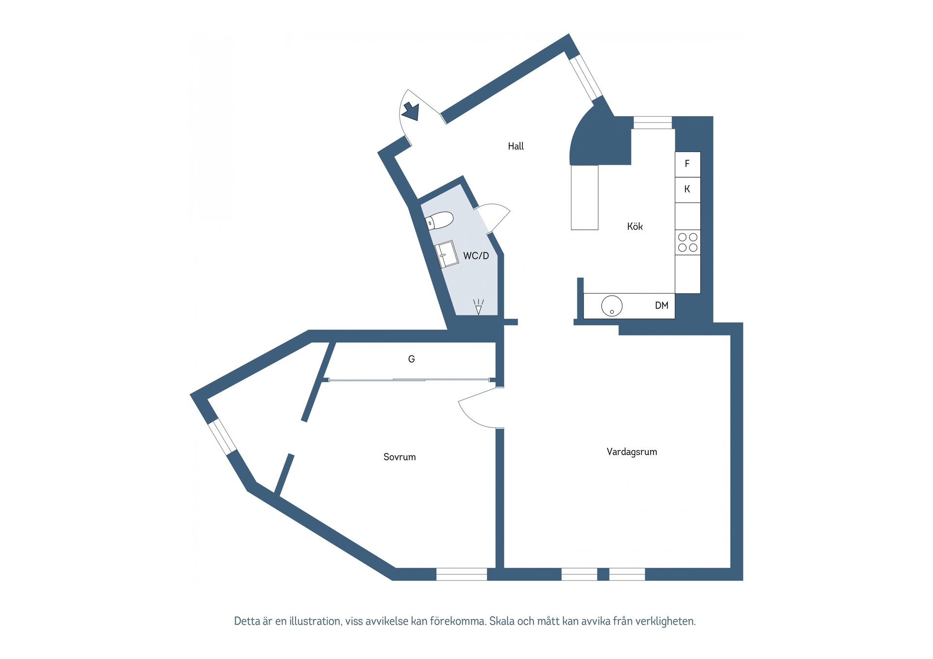 Bostadsrätt, Vasaplan 2, Vasastaden, Skövde