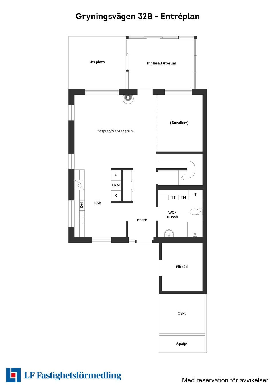 Villa, Radhus, Gryningsvägen 32B, Halmstad