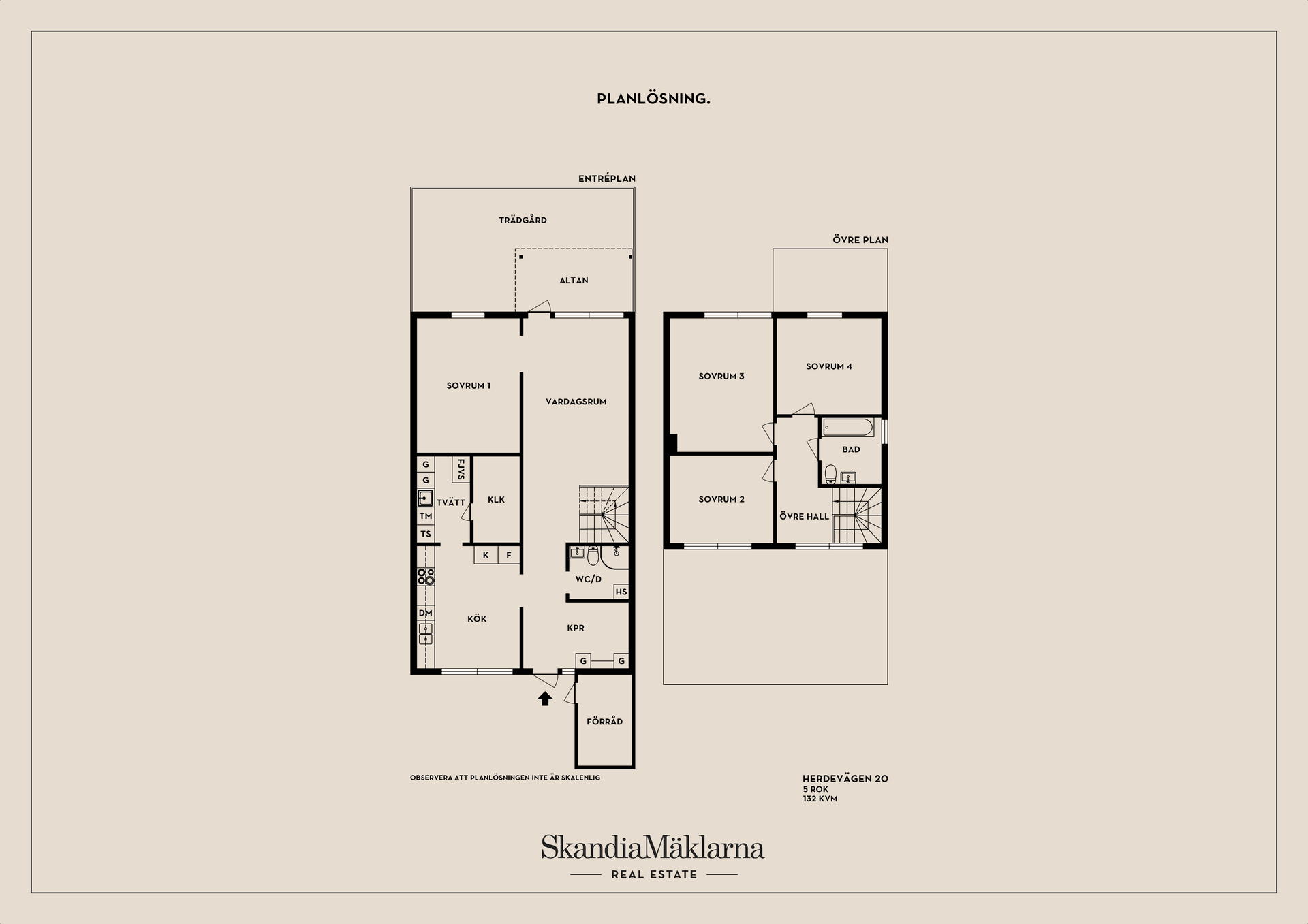Radhus, Herdevägen 20, Prästgårdsmarken, Upplands Väsby