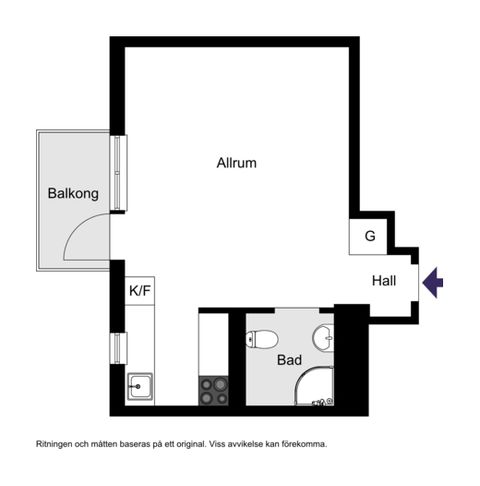 Bostadsrätt, Bokbindarvägen 15, vån 3/3, Aspudden/Telefonplan/Hägerstensåsen, Stockholm