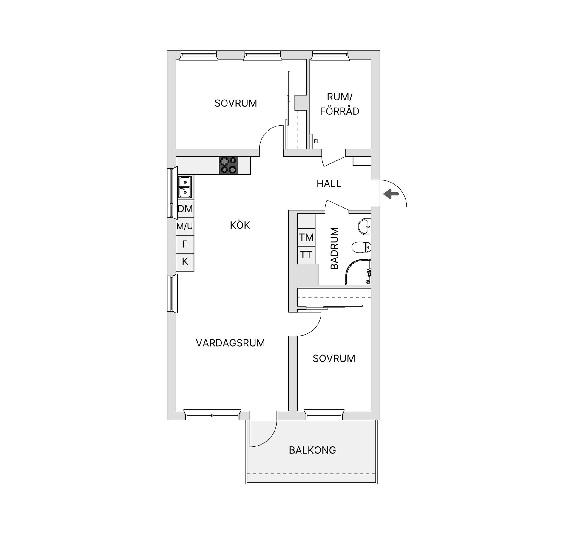 Bostadsrätt, Mariaterrassen 1, Gustavsberg Kvarnberget, Värmdö