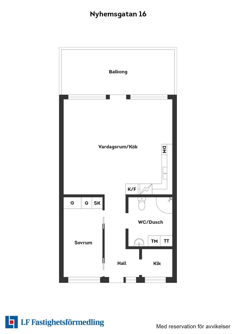 Bostadsrätt, Nyhemsgatan 16, Centralt/Högskolan, Halmstad