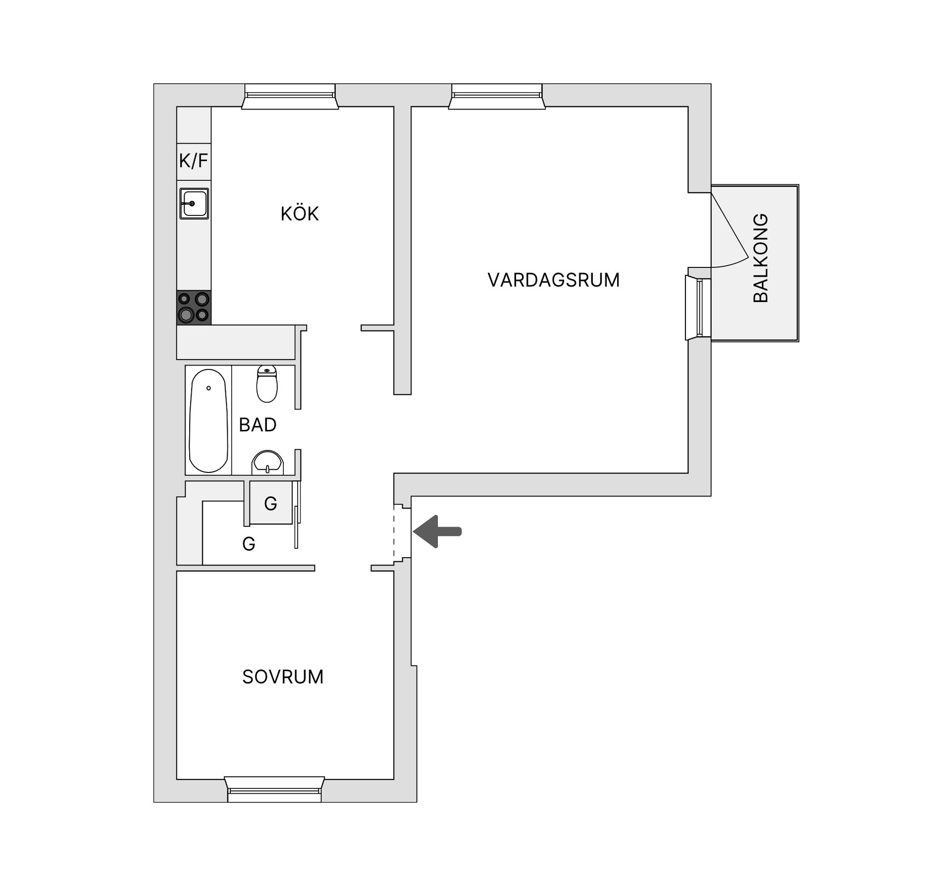 Bostadsrätt, Vitemöllegatan 7F, Nobeltorget/Annelund, Malmö